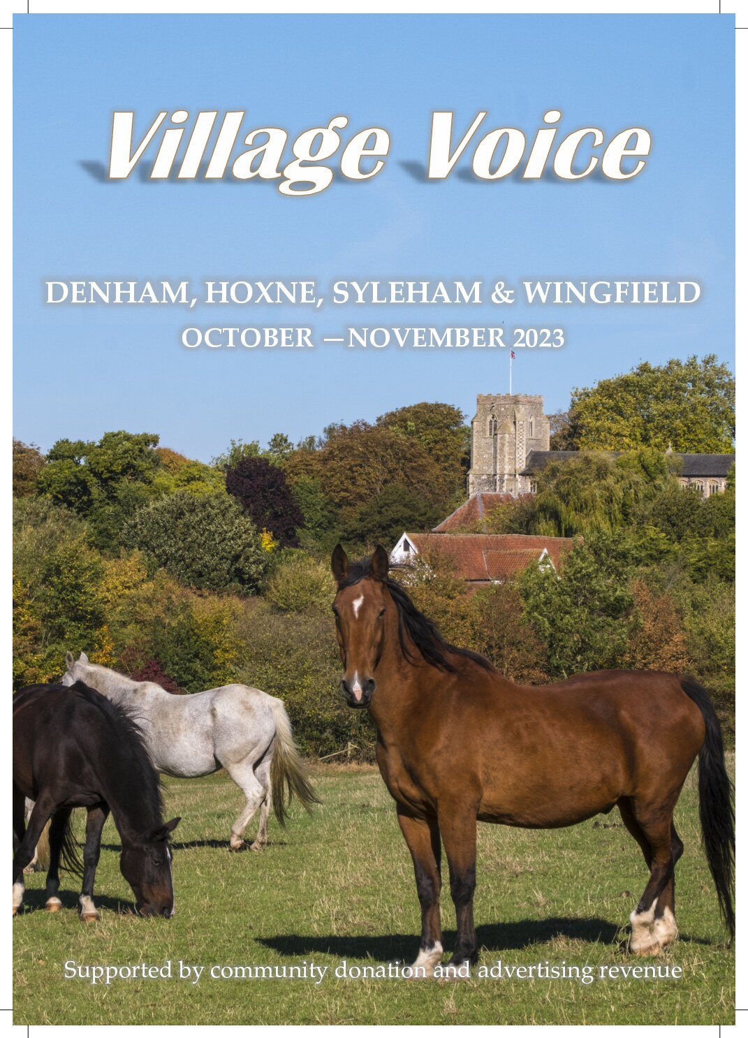 Cover for Village Voice – Oct–Nov 2023